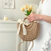 New Bohemian-style hand-held straw bag for cross-border women's bags in spring and summer, a forest-themed artistic and fashionable crossbody bag with a girlish heart Application Scenario